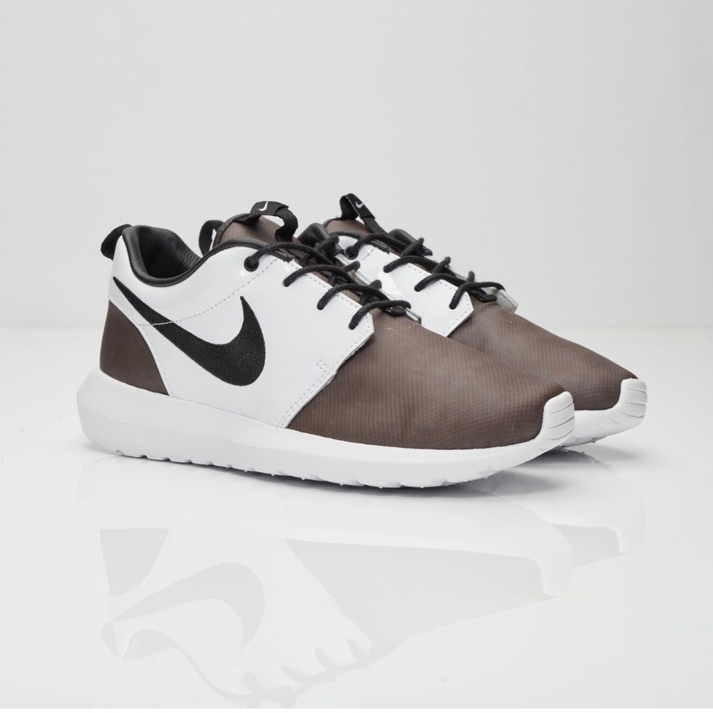 NIKE Roshe Sneaker Shoe Pedro Lourenco Collab Women's White Brown‎ Athletic 9.5